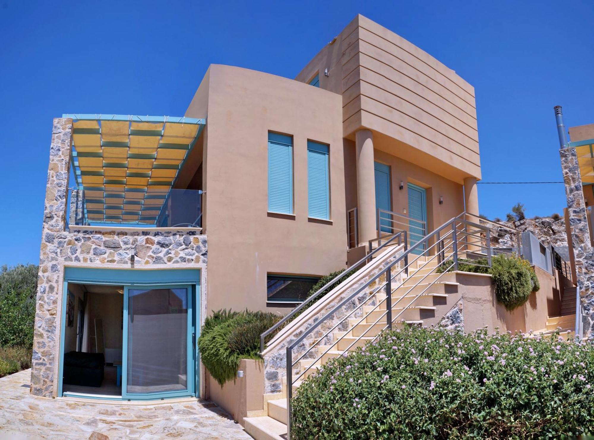 Ouzo Panoramic Houses 1, With Private Pool Plomari Exterior foto
