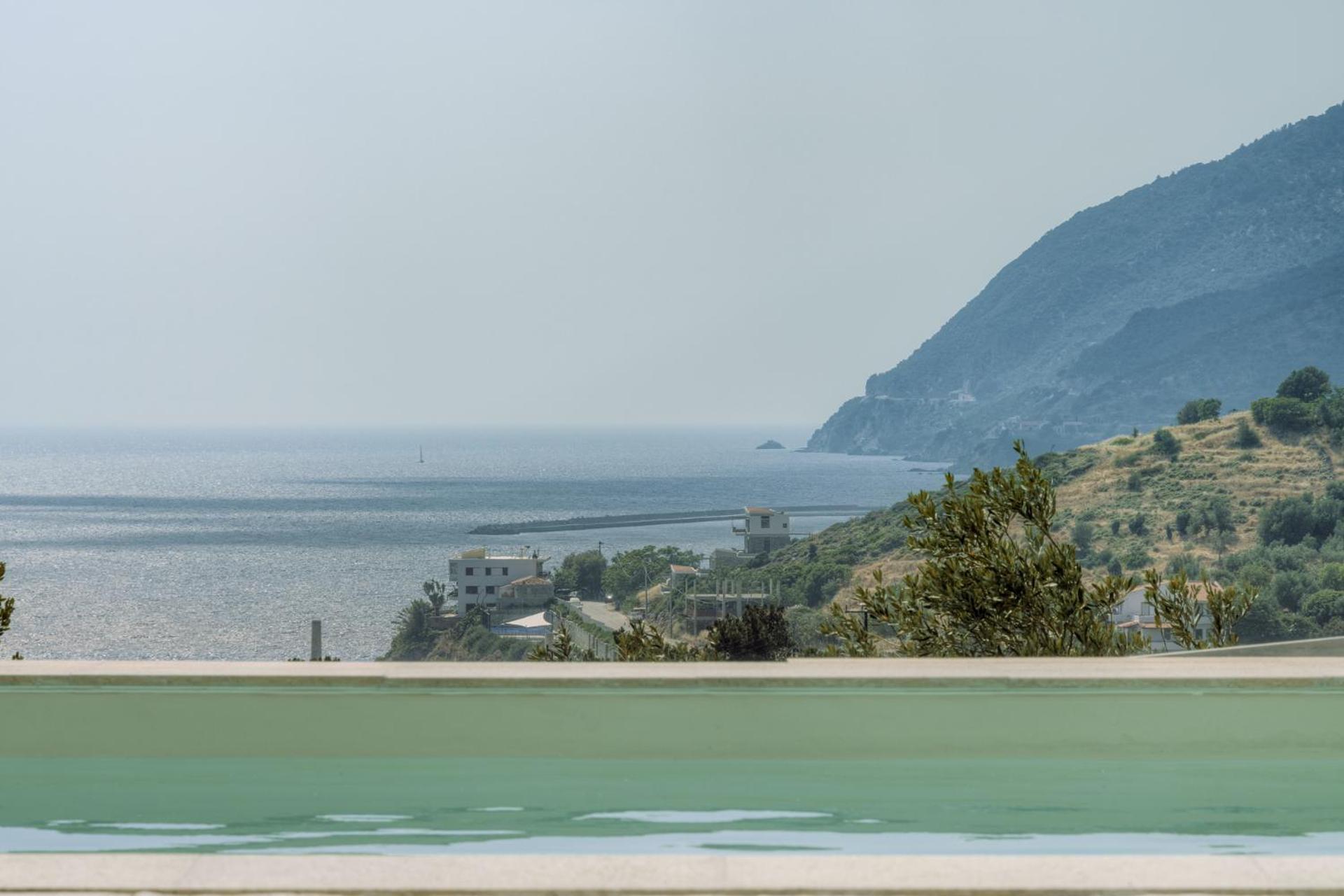 Ouzo Panoramic Houses 1, With Private Pool Plomari Exterior foto