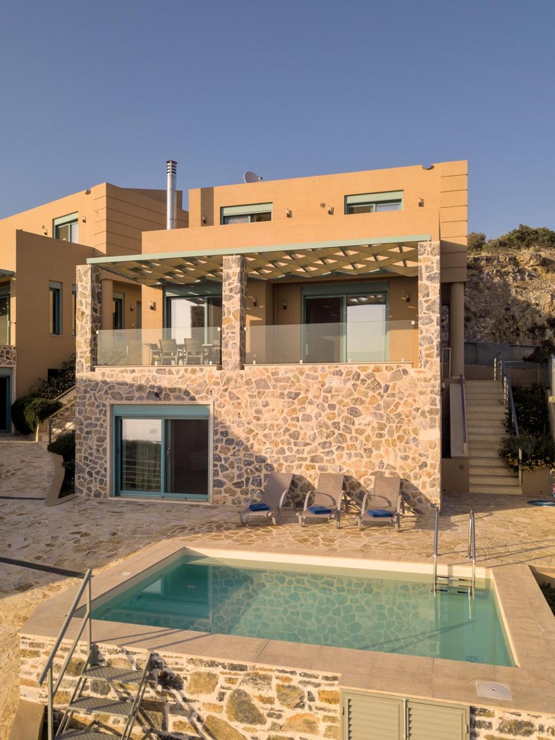 Ouzo Panoramic Houses 1, With Private Pool Plomari Exterior foto