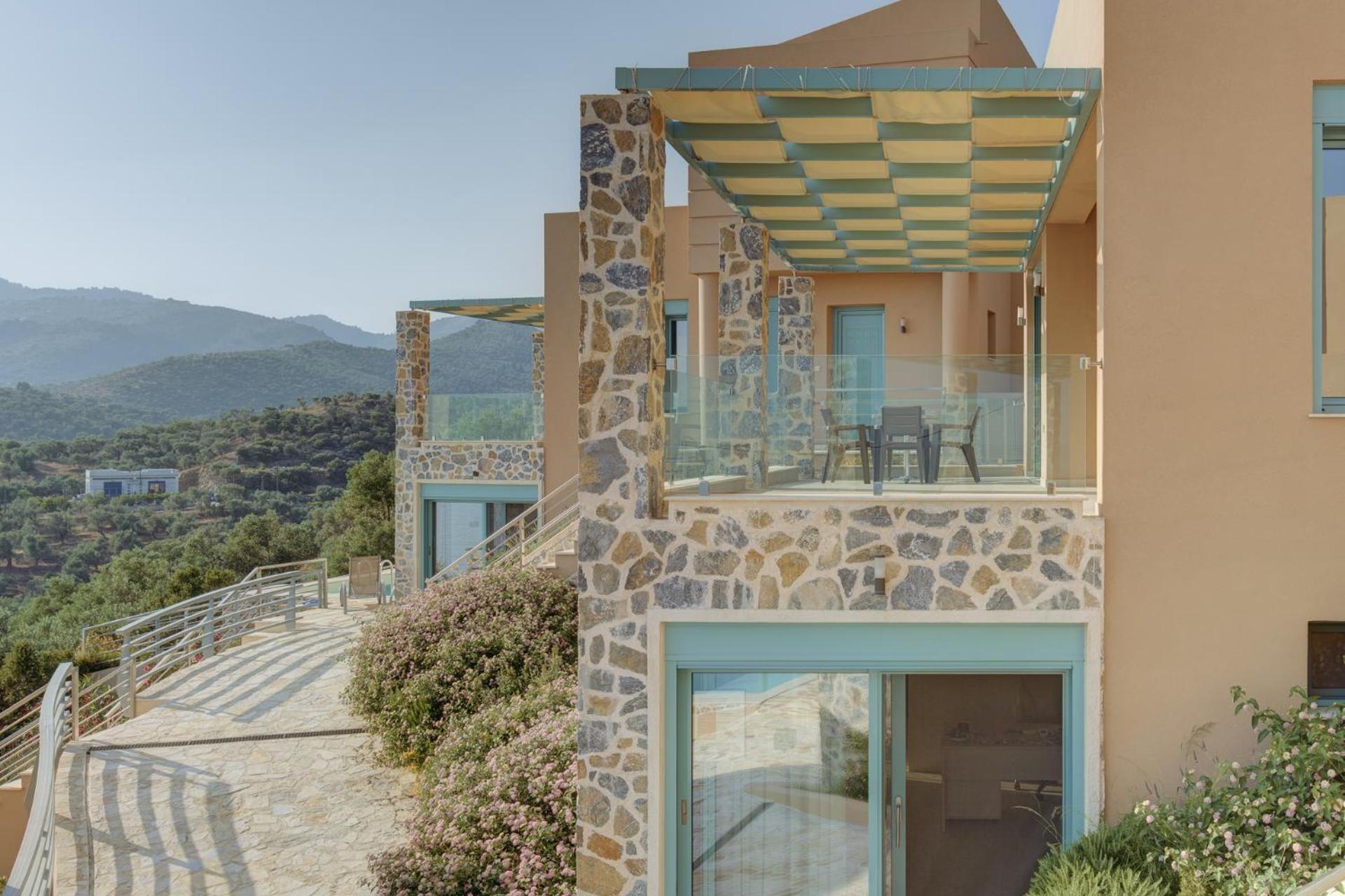 Ouzo Panoramic Houses 1, With Private Pool Plomari Exterior foto